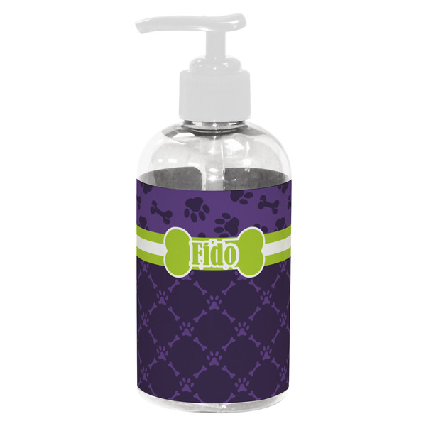 Pawprints & Bones Small Liquid Dispenser (8 oz) - White