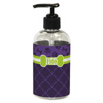 Pawprints & Bones Plastic Soap / Lotion Dispenser (8 oz - Small - Black) (Personalized)