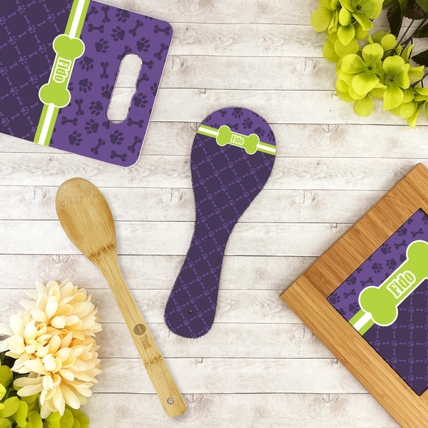 Pawprints & Bones Spoon Rest Trivet - LIFESTYLE