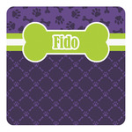 Pawprints & Bones Square Decal - XLarge (Personalized)