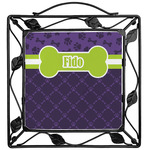 Pawprints & Bones Square Trivet (Personalized)