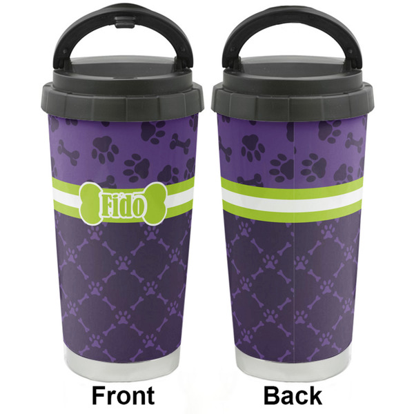 Pawprints & Bones Stainless Steel Travel Cup - Apvl