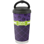 Pawprints & Bones Stainless Steel Coffee Tumbler (Personalized)