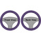 Pawprints & Bones Steering Wheel Cover- Front and Back