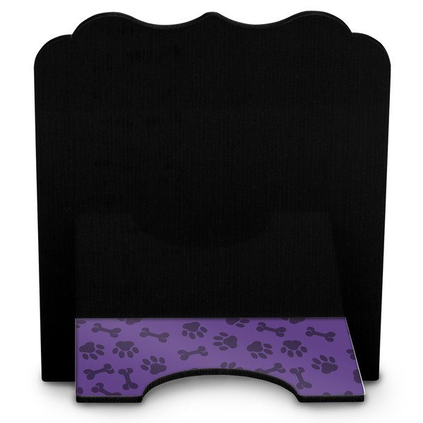 Pawprints & Bones Stylized Tablet Stand - Back