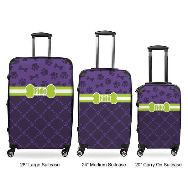 Pawprints & Bones Suitcase Set 1 - APPROVAL