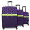 Pawprints & Bones 3 Piece Luggage Set - 20" Carry On, 24" Medium Checked, 28" Large Checked (Personalized)