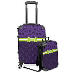Pawprints & Bones Kids 2-Piece Luggage Set - Suitcase & Backpack (Personalized)