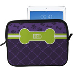 Pawprints & Bones Tablet Case / Sleeve - Large (Personalized)