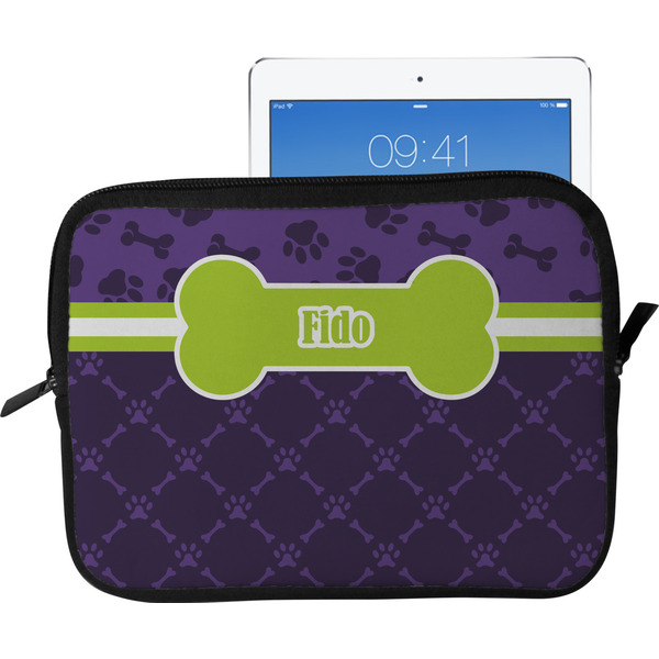 Pawprints & Bones Tablet Sleeve (Medium)