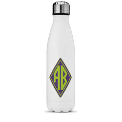 Pawprints & Bones Water Bottle - 17 oz. - Stainless Steel - Full Color Printing (Personalized)