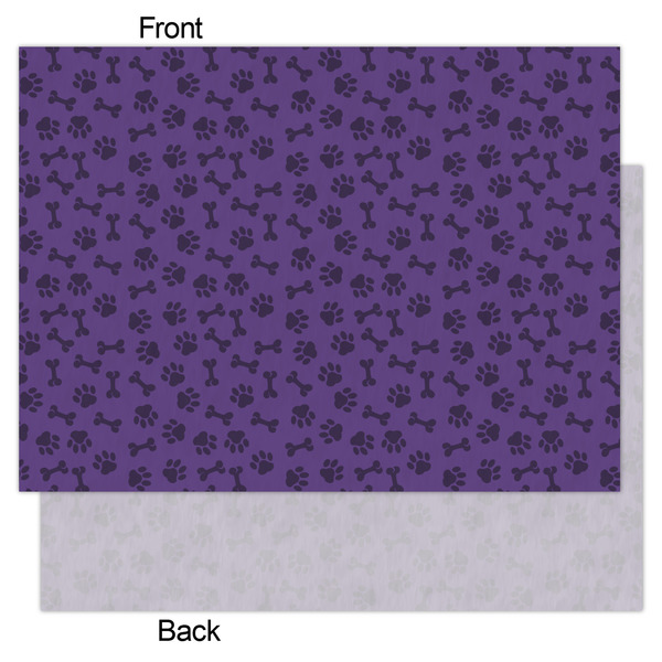 Pawprints & Bones Tissue Paper - Lightweight - Large - Front & Back