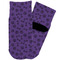 Pawprints & Bones Toddler Ankle Socks - Single Pair - Front and Back