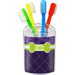 Pawprints & Bones Toothbrush Holder (Personalized)