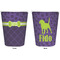 Pawprints & Bones Trash Can White - Front and Back - Apvl