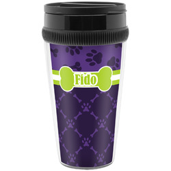 Pawprints & Bones Acrylic Travel Mug without Handle (Personalized)