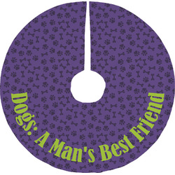 Pawprints & Bones Tree Skirt (Personalized)