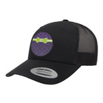 Pawprints & Bones Trucker Hat - Black (Personalized)