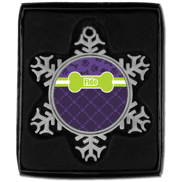 Pawprints & Bones Vintage Snowflake - In box