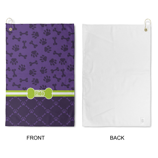 Pawprints & Bones Waffle Weave Golf Towel - Approval