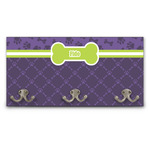 Pawprints & Bones Wall Mounted Coat Rack (Personalized)