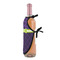 Pawprints & Bones Wine Bottle Apron - DETAIL WITH CLIP ON NECK