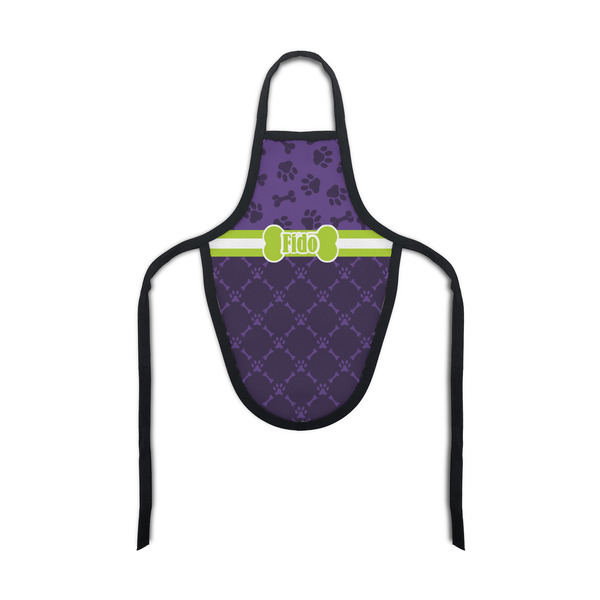 Custom Pawprints & Bones Bottle Apron (Personalized)