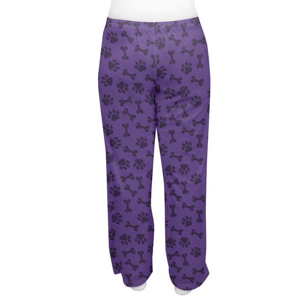 Pawprints & Bones Women's Pj on model - Back