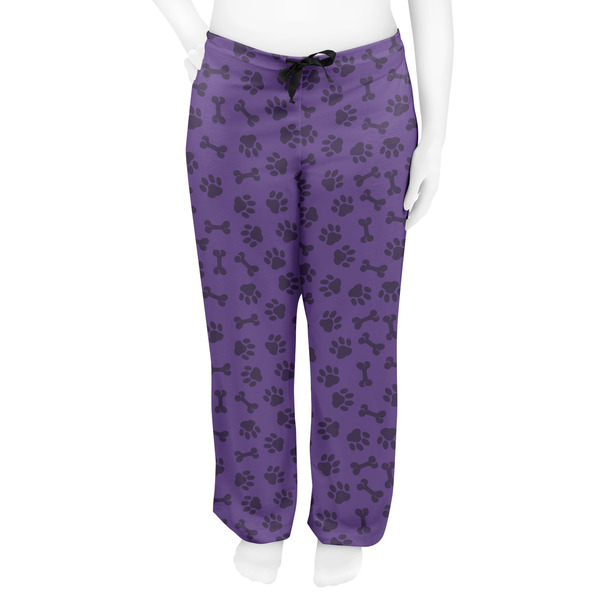 Pawprints & Bones Women's Pj on model - Front