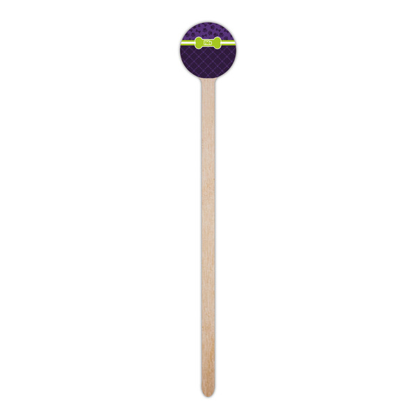 Pawprints & Bones Wooden 6" Stir Stick - Round - Single Stick