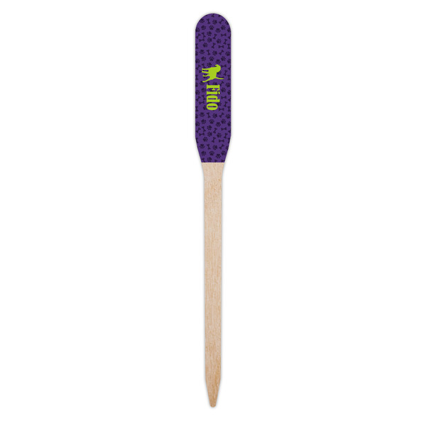 Pawprints & Bones Wooden Food Pick - Paddle - Single Pick