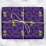 Pawprints & Bones Wrapping Paper (Personalized)