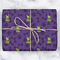 Pawprints & Bones Wrapping Paper Roll - Matte - Wrapped Box
