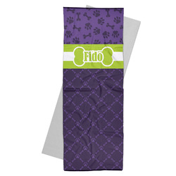 Pawprints & Bones Yoga Mat Towel (Personalized)