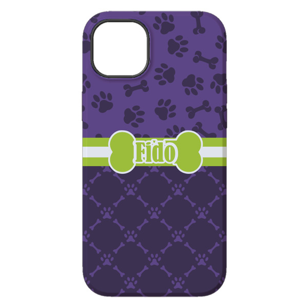 Pawprints & Bones iPhone 14 Pro Max Tough Case - Back