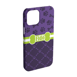 Pawprints & Bones iPhone Case - Plastic - iPhone 15 (Personalized)