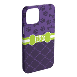 Pawprints & Bones iPhone Case - Plastic (Personalized)