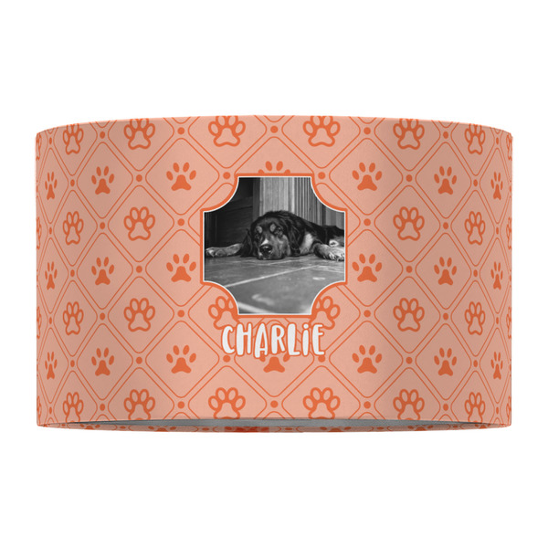 Pet Photo 12" Drum Lampshade - FRONT (Fabric)