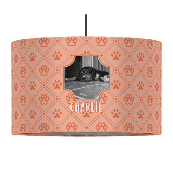 Pet Photo 12" Drum Lampshade - PENDANT (Fabric)
