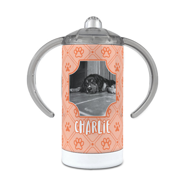 Custom Pet Photo 12 oz Stainless Steel Sippy Cup