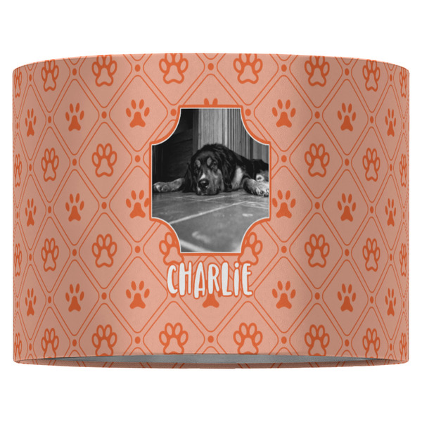Pet Photo 16" Drum Lampshade - FRONT (Fabric)