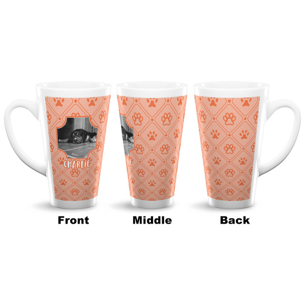 Pet Photo 16 Oz Latte Mug - Approval