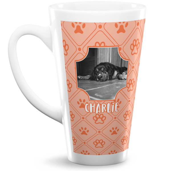 Custom Pet Photo 16 Oz Latte Mug