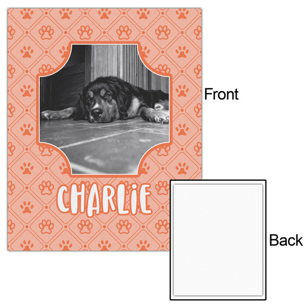 Pet Photo 16x20 - Matte Poster - Front & Back