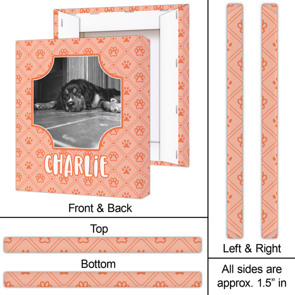 Pet Photo 20x24 - Canvas Print - Approval