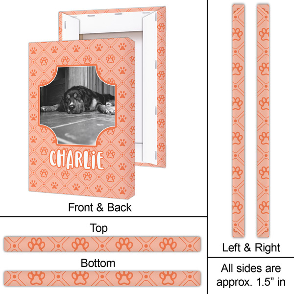 Pet Photo 20x30 - Canvas Print - Approval