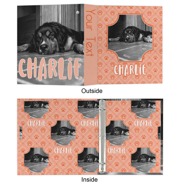 Pet Photo 3 Ring Binders - Full Wrap - 1" - APPROVAL