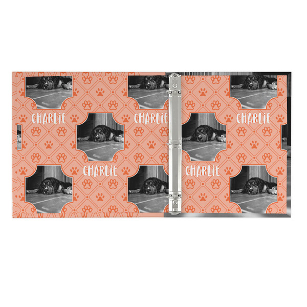 Pet Photo 3 Ring Binders - Full Wrap - 1" - OPEN INSIDE