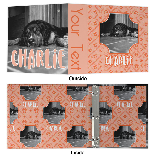 Pet Photo 3 Ring Binders - Full Wrap - 2" - APPROVAL
