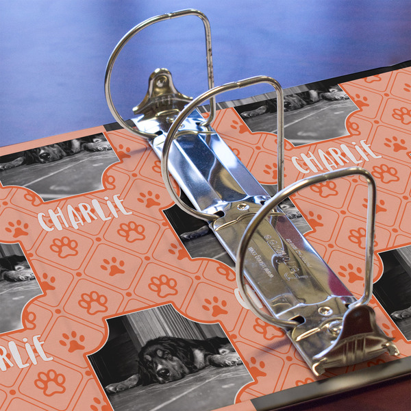 Pet Photo 3 Ring Binders - Full Wrap - 3" - DETAIL